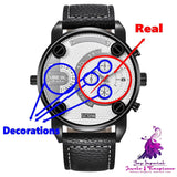 Big Cheap Fashion Leather Watch