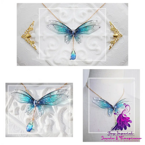 Ombre Elf Wings Necklace