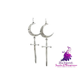 Women’s Long Sword Earrings Halloween Earrings