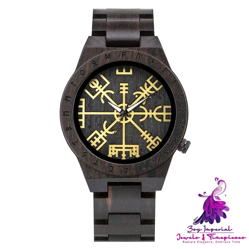 All Wood Leisure Ebony Watch