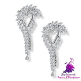 Leaf AAA Zircon Earrings