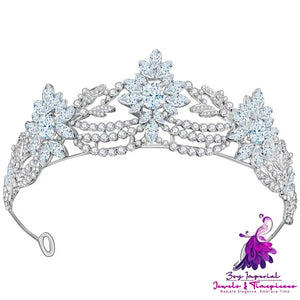 3A Zirconia Bridal Wedding Crown