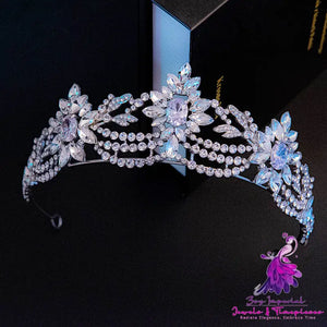 3A Zirconia Bridal Wedding Crown