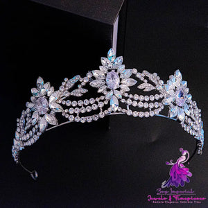 3A Zirconia Bridal Wedding Crown